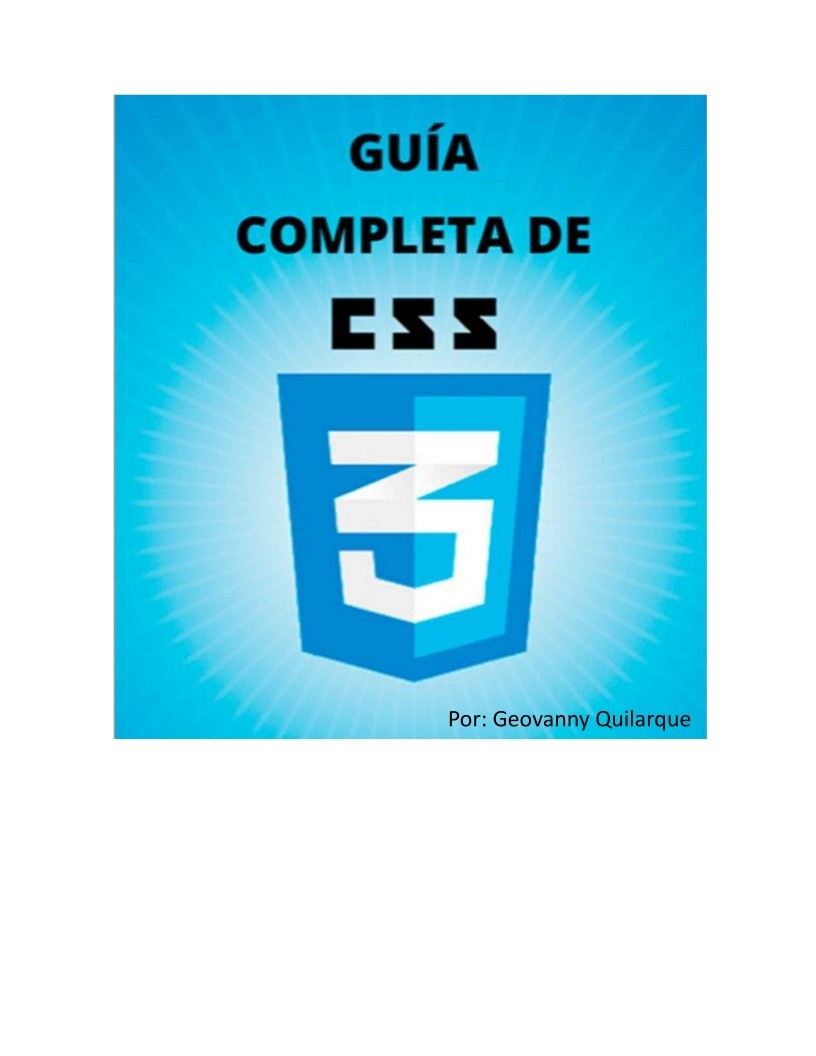 Imágen de pdf Guía completa de CSS 3